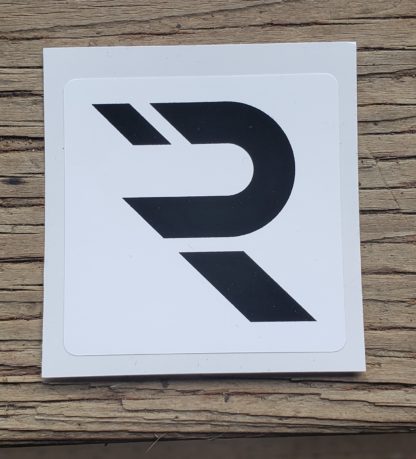 Solid Black Sticker