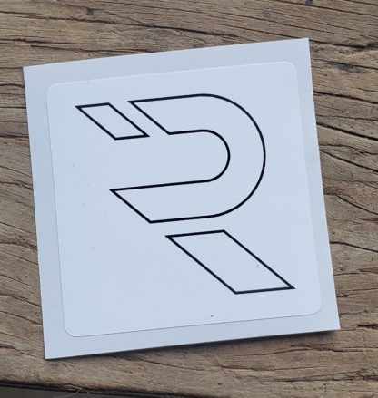 White Outline Sticker